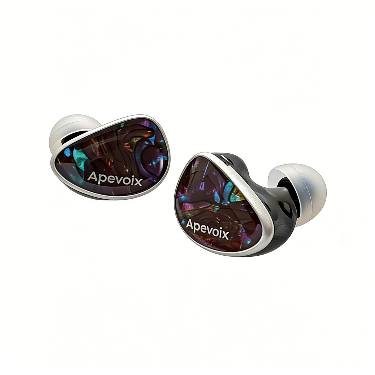 Apevoix Nebula 1DD+8BA Hybrid Driver In-ear Monitor HiFi IEM Earphone with Detachable OCC Silver-Plated Cable For Musician